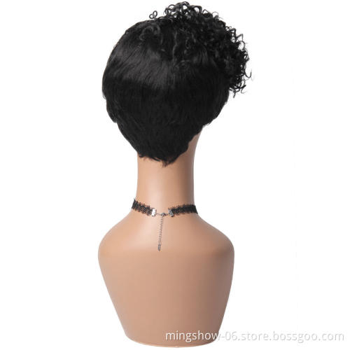 Wholesale  best quality synthetic curly wig  heat resistant